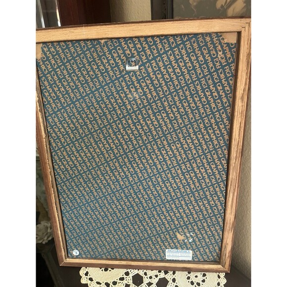 Vintage Figi Graphics Folk Art Wooden Welcome Sign - Picture 6 of 6